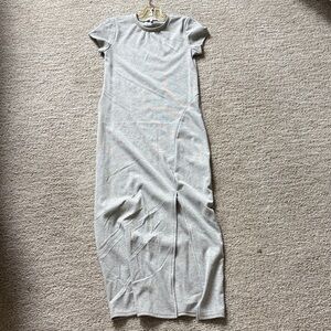 Chic Gray Maxi Dress